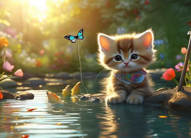 儿童故事小猫钓鱼；幼儿故事小猫钓鱼全文