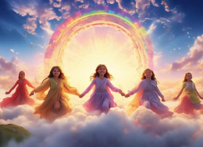 去天堂的儿童故事；天堂的传说故事