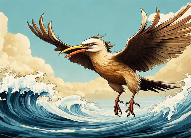 精卫填海故事简笔画（精卫填海故事简笔画起因经过结果）