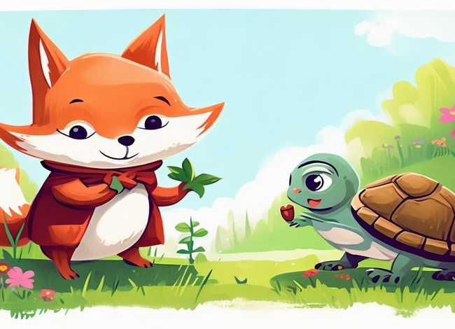 儿童寓言故事插画，寓言故事小插画
