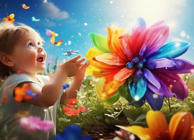 儿童故事七色花ppt（七色花故事幼儿园）