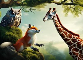 三种动物编童话故事（几种动物编一个童话300字）