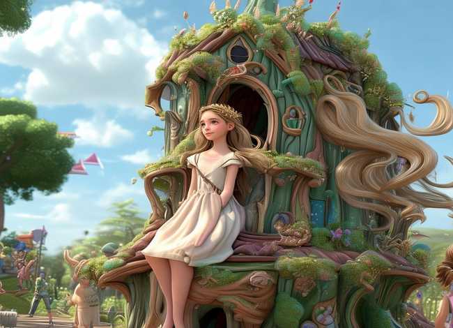 长发公主童话故事幼儿园,少儿故事长发公主 长发公主童话故事幼儿园,少儿故事长发公主