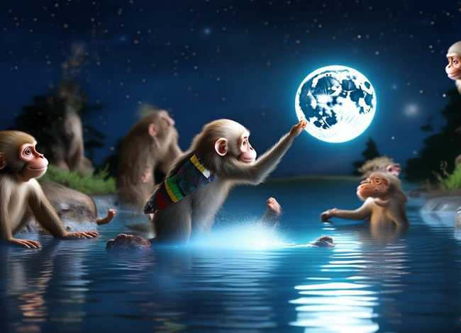 猴子捞月的故事幼儿中班（猴子捞月亮的故事中班）