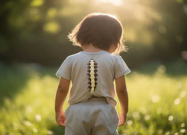 儿童驼背的图片，儿童驼背的图片高清