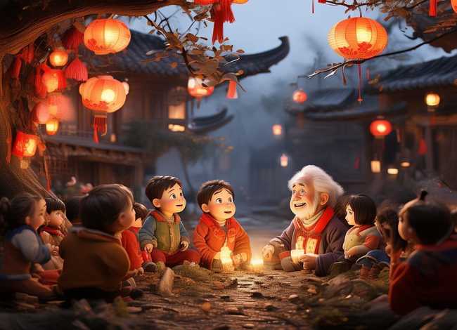 春联的故事儿童版、关于春联儿的故事