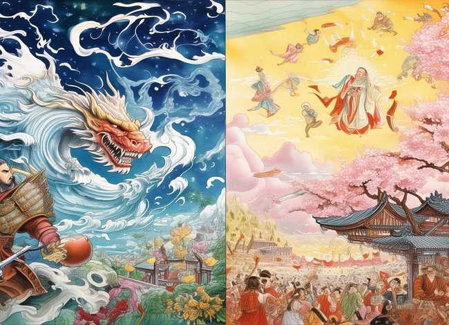 连环画神话故事（连环画神话故事四个情景怎么画）