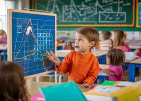 几何画板小学数学实例 - 小学数学几何画板课件实例制作教程
