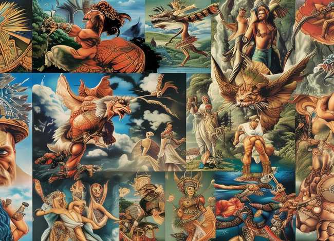 世界神话故事图片（世界神话故事手抄报图片）