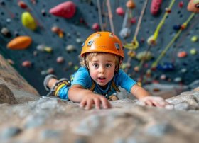8岁攀岩儿童 儿童攀岩危险吗