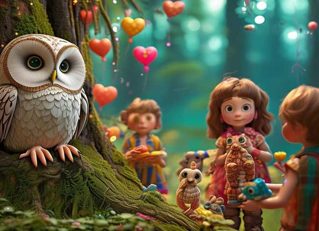 寓言故事儿童创意画 寓言故事幼儿画