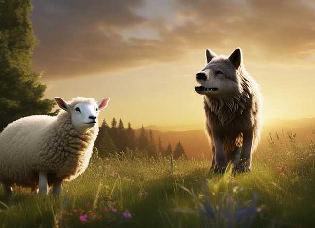 儿童故事小羊与小狼，幼儿故事小羊和狼的故事
