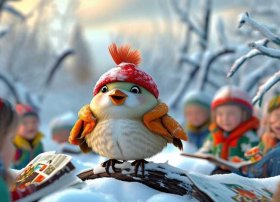 二年级寒号鸟儿童故事，故事续编寒号鸟故事二年级上册