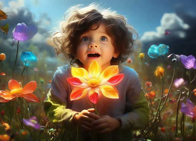 七色花儿童故事创编；七色花自编故事