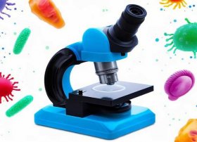 儿童光学科普生物显微镜，儿童光学科普生物显微镜图片