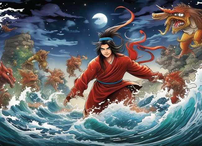 哪吒闹海儿童故事人民邮电出版社、哪吒闹海古代故事人民邮电出版社