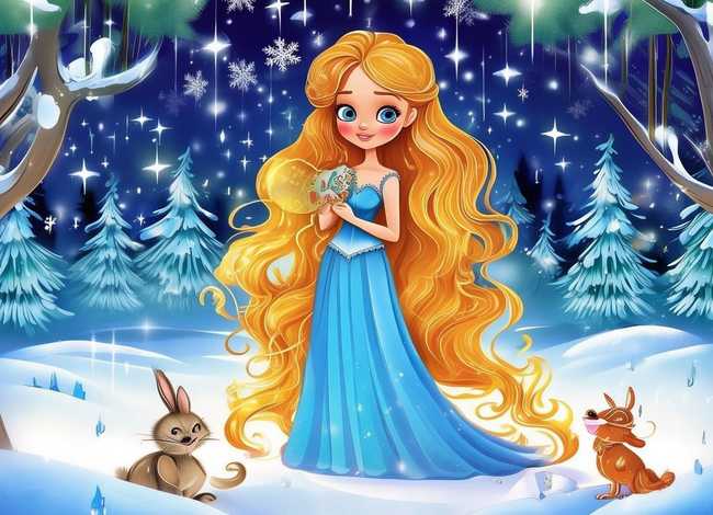 儿童画的白雪公主的故事；白雪公主的儿童画怎么画