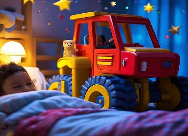 儿童挖土机故事睡前；挖土机睡前故事文字版