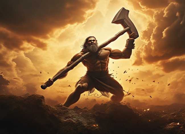 盘古劈天立地儿童故事（盘古劈天立地的故事）