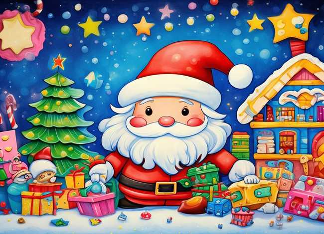 圣诞节儿童创意画（圣诞节儿童创意画怎么画）