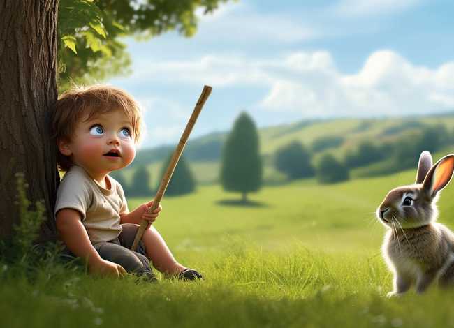 儿童故事守株待兔（守株待兔少儿故事）