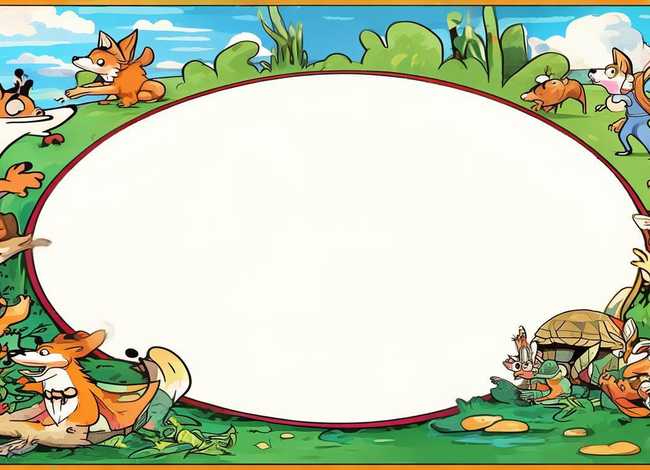 寓言故事连环画模板 寓言故事连环画模板打印