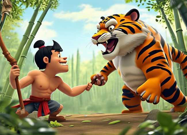 武松打虎儿童故事简短小朋友（武松打虎幼儿简短故事）