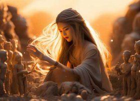 女娲造人的故事视频、女娲造人的故事视频ai