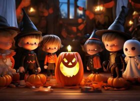 万圣节的小故事幼儿；万圣节的小故事幼儿版