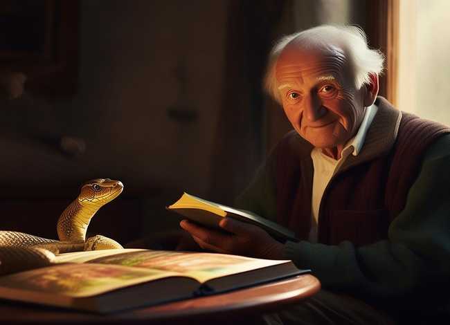 睡前故事 蛇；睡前故事蛇和老爷爷的故事