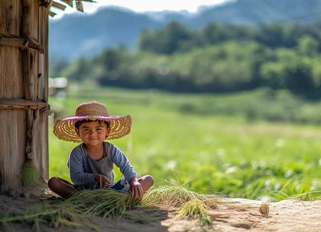 农村孩子的生活故事简单简短；农村孩子的生活故事简单简短概括