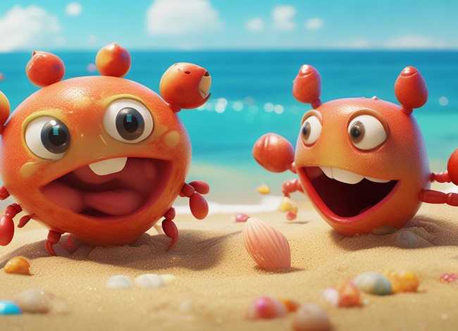 螃蟹儿童故事3-6岁，幼儿故事螃蟹的奇遇
