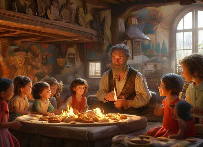 温暖旅馆的儿童故事 - 温暖旅店的故事