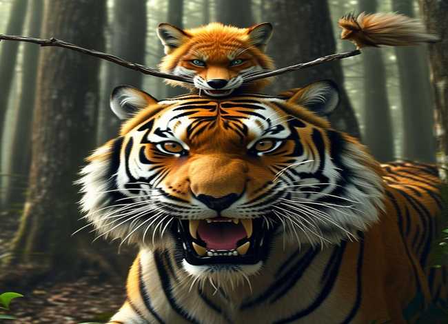 幼儿故事《狐假虎威》，幼儿故事《狐假虎威》内容简介