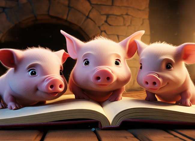 睡前故事儿童完整3-6岁三只小猪;0-3岁睡前故事三只小猪 睡前故事儿童完整3-6岁三只小猪;0-3岁睡前故事三只小猪