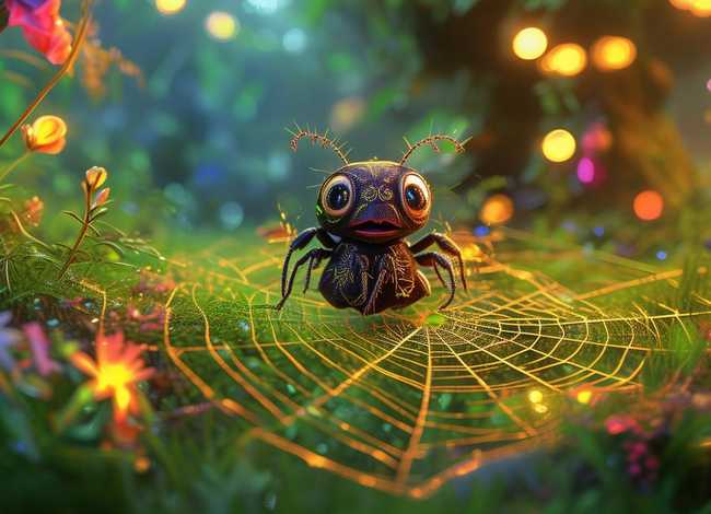 蜘蛛的故事儿童动画片，蜘蛛的故事图片