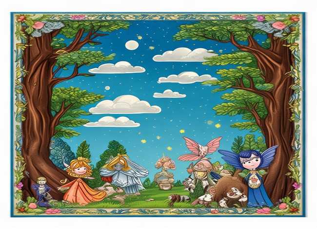 小学英语童话故事手抄报 英语童话手抄报模板