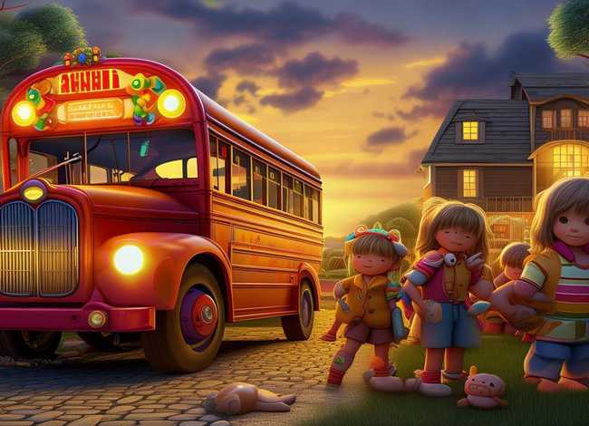 校车故事儿童睡前（校车的故事睡前故事）