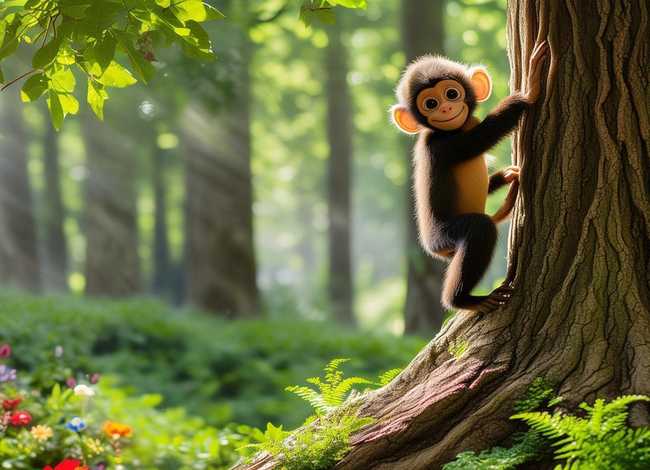 儿童故事小猴爬树，小猴爬树的故事
