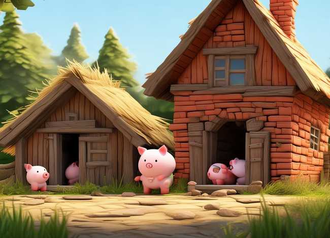 我想听故事三只小猪；我想听故事三只小猪作文