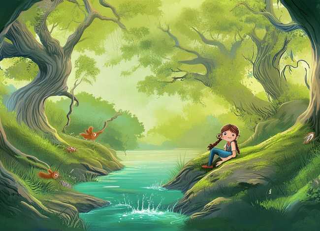 森林里的小故事绘画（森林里的小故事绘画怎么画）
