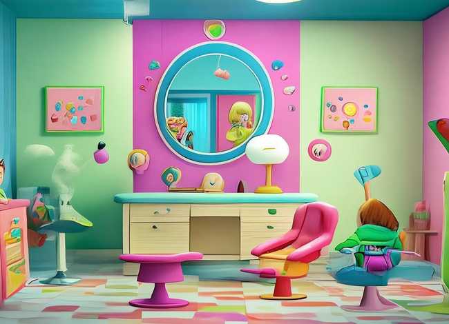 儿童故事理发店、幼儿园故事理发店