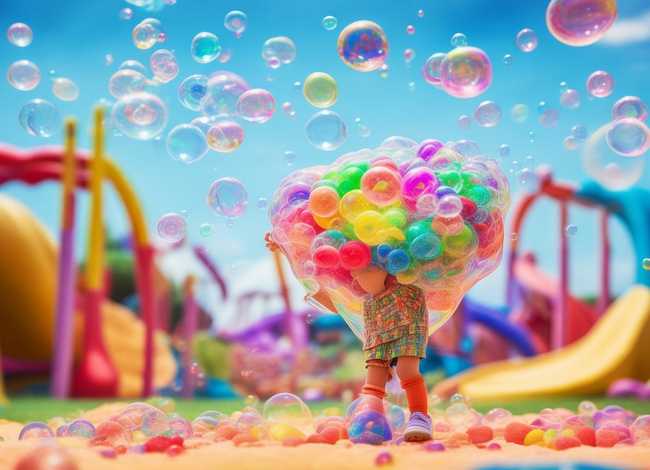 儿童故事泡泡泥、儿童泡泡泥更简单的一些的作品