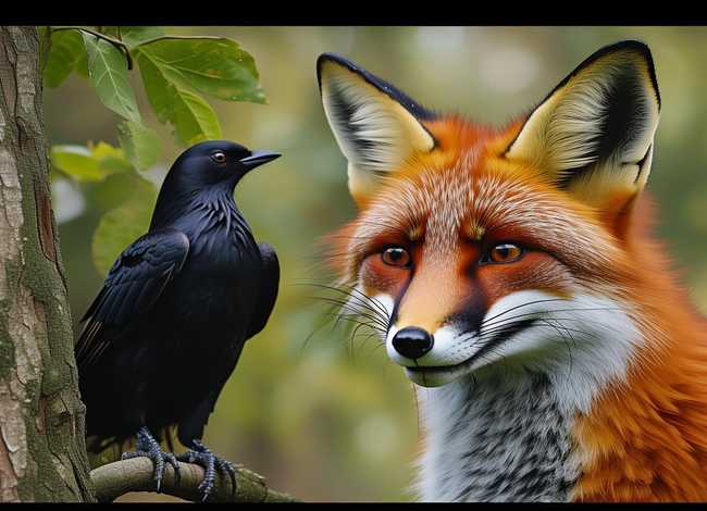 狐狸和乌鸦的故事里狐狸是怎样的 - 狐狸和乌鸦的故事里狐狸是怎样的一个人