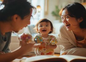 亲子画童谣（亲子童谣表演）