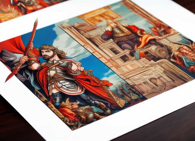 历史故事绘画图片大全，历史故事绘画图片大全手抄报