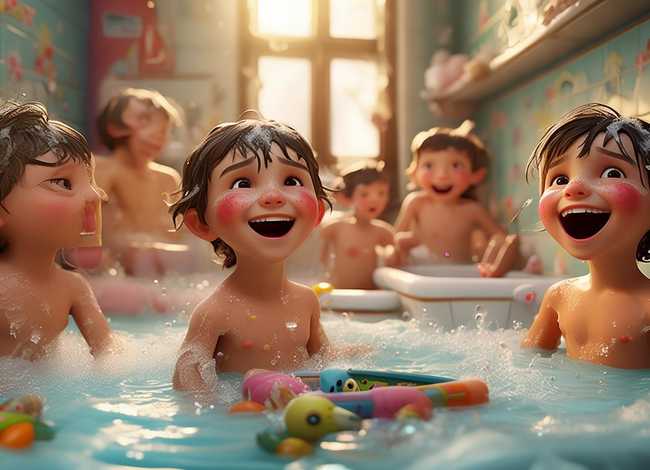 儿童故事洗澡的乐趣（有关洗澡的幼儿故事）