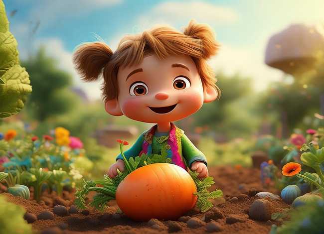 拔萝卜儿童故事图画,拔萝卜幼儿故事图片 拔萝卜儿童故事图画,拔萝卜幼儿故事图片