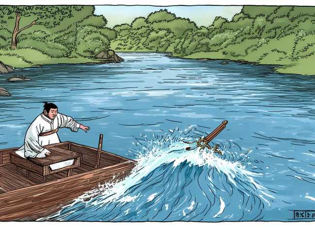 成语故事刻舟求剑故事100字，刻舟求剑的成语故事100字