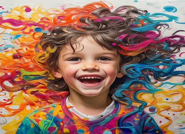 关于亲子活动的儿童画 关于亲子活动的儿童画作品